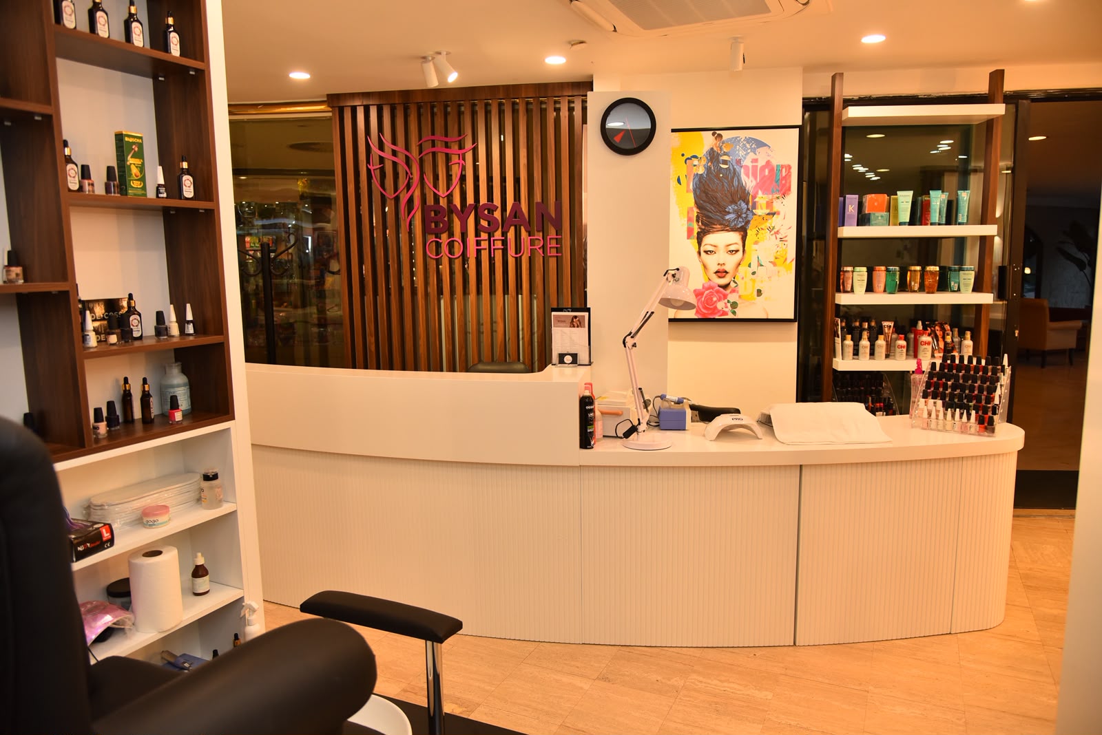 Bysan Coiffure salon genel görünüm